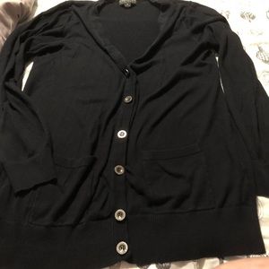 Black cardigan